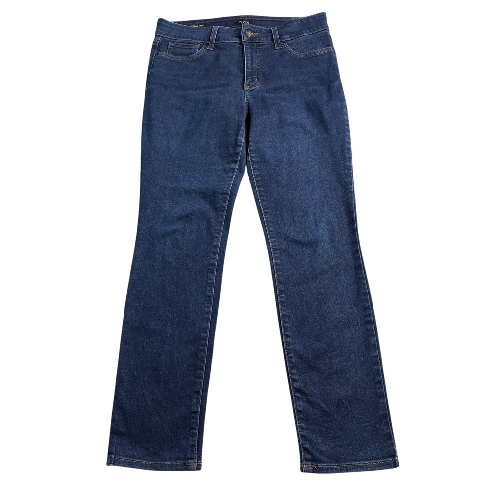 NYDJ Not Your‎ Daughter Jeans ALINA Women's Size 8 Ankle Blue Dark Wash Denim